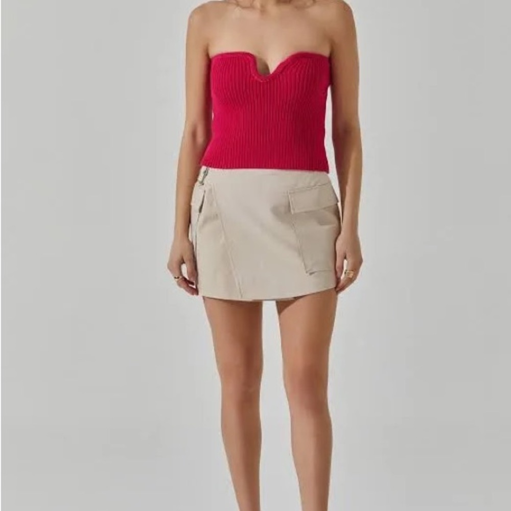 ASTR The Label - Sweater Tube Top - MEDIUM